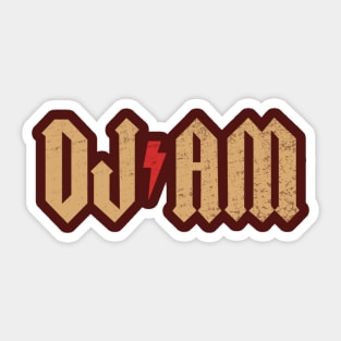 DJ AM Sticker